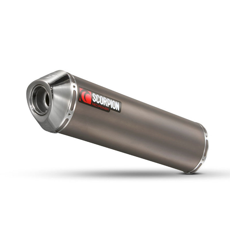 SCORPION FACTORY ROUND SLIP-ON YAMAHA YZF R1 98'-01' TITANIUM