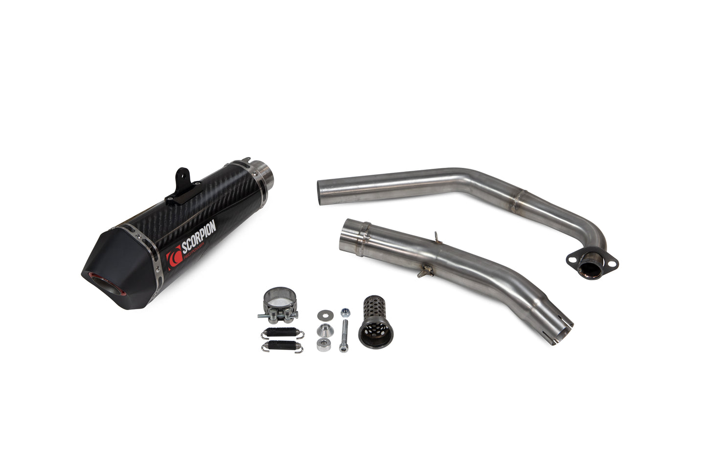 SCORPION SERKET TAPER FULL SYSTEM YAMAHA YZF R 125 19'-20' CARBON FIBRE