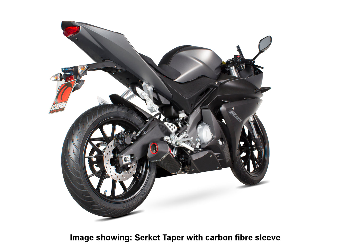SCORPION SERKET TAPER FULL SYSTEM YAMAHA YZF R 125 14'-18'