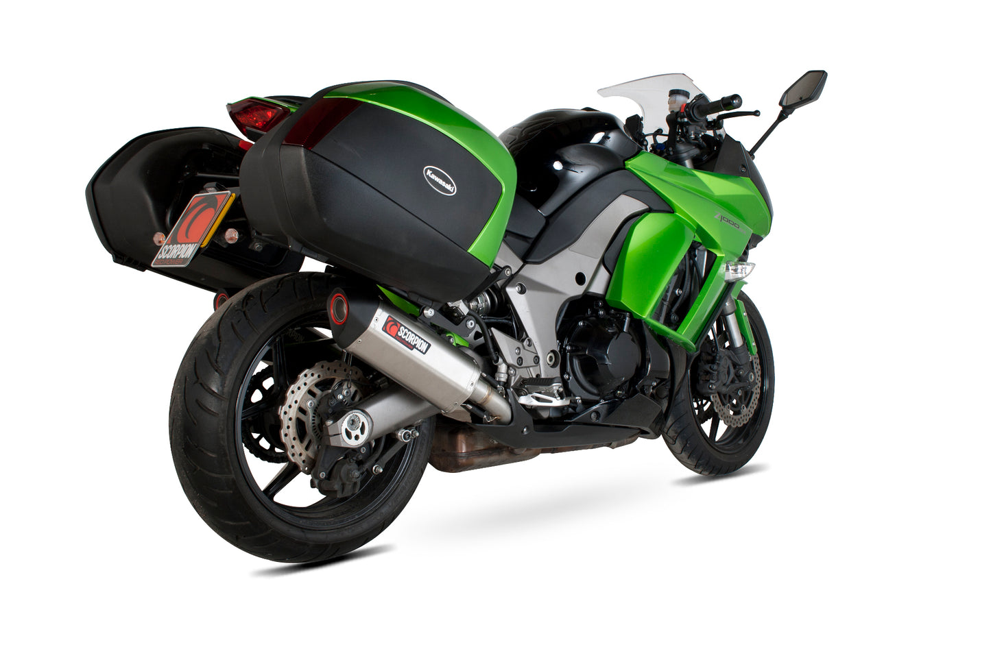 SCORPION SERKET PARALLEL SLIP-ON KAWASAKI Z1000 SX 10'-13' STAINLESS STEEL. (PAIR)