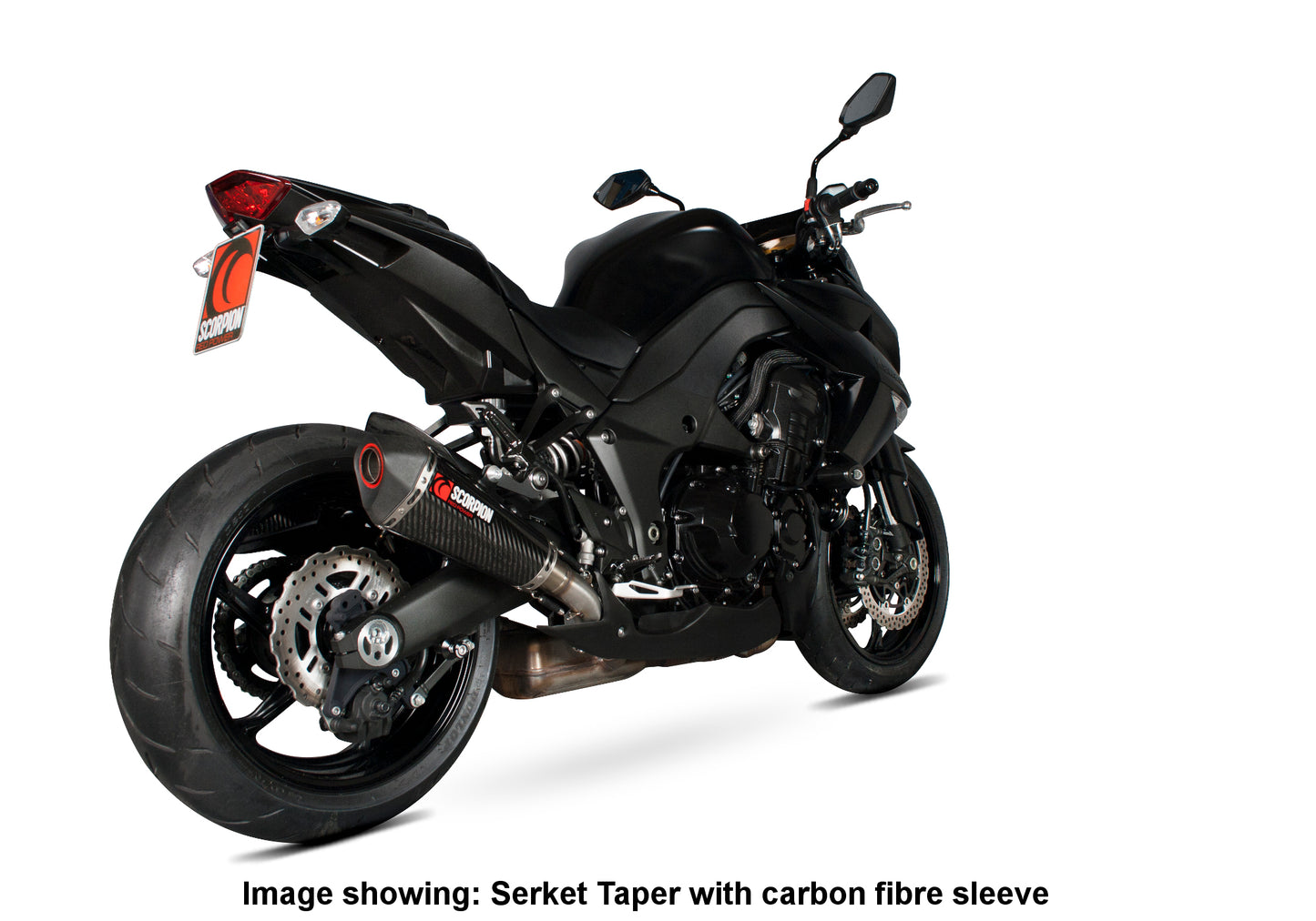 SCORPION SERKET TAPER SLIP-ON KAWASAKI Z1000 10'-13' ACERO INOX. (PAIR)