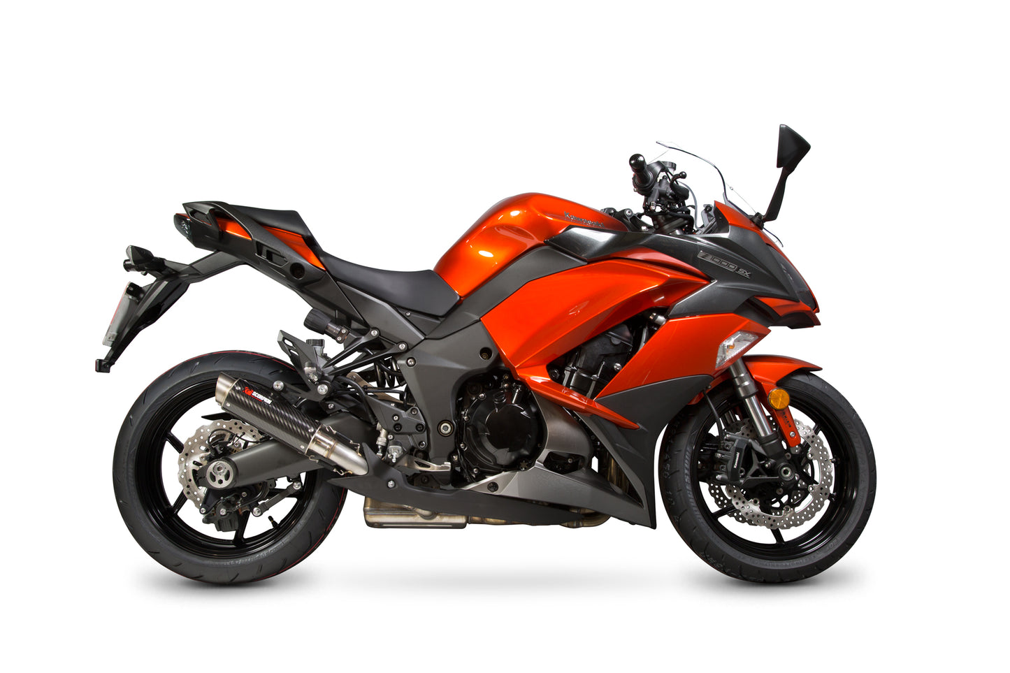 SCORPION RP1-GP SLIP-ON KAWASAKI Z1000 SX 14'-16' CARBON FIBRE. (PAIR)
