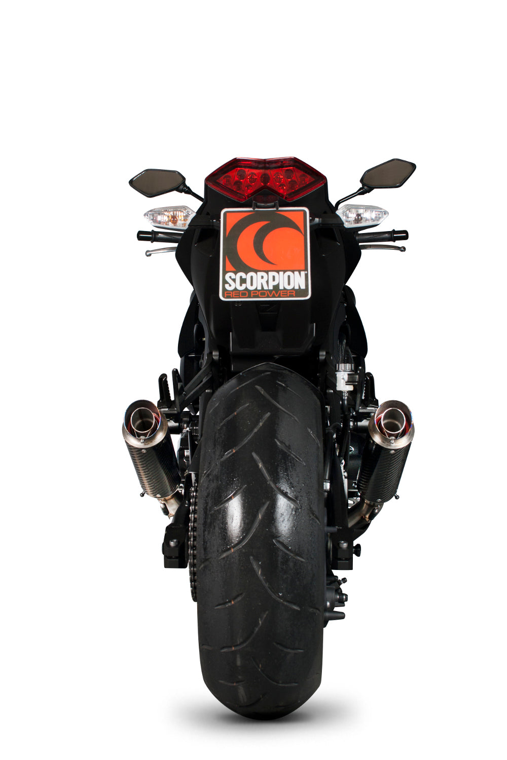 SCORPION RP1-GP SLIP-ON KAWASAKI Z1000 10'-13' CARBON FIBRE. (PAIR)