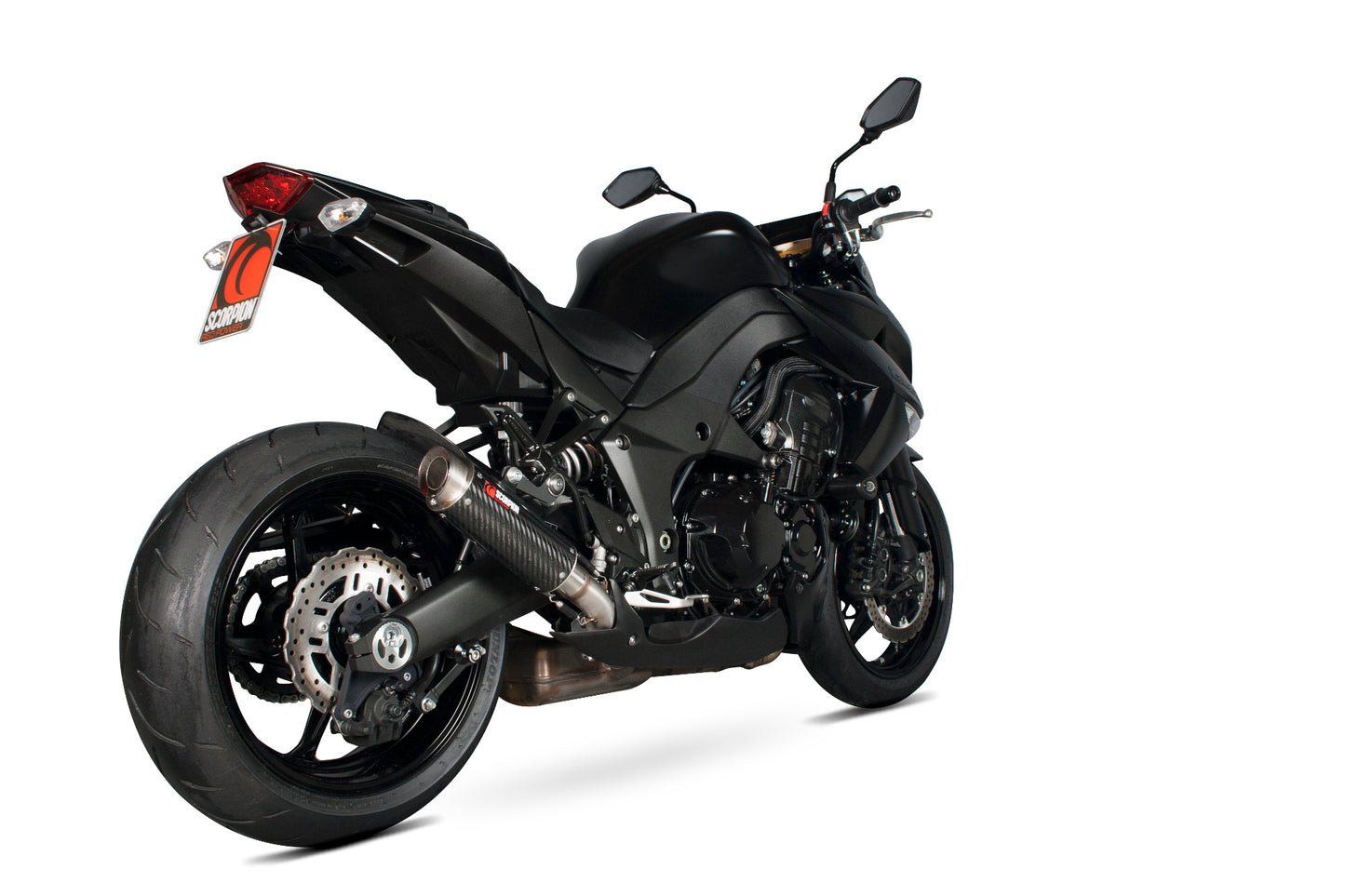 SCORPION RP1-GP SLIP-ON KAWASAKI Z1000 10'-13' CARBON FIBRE. (PAIR)