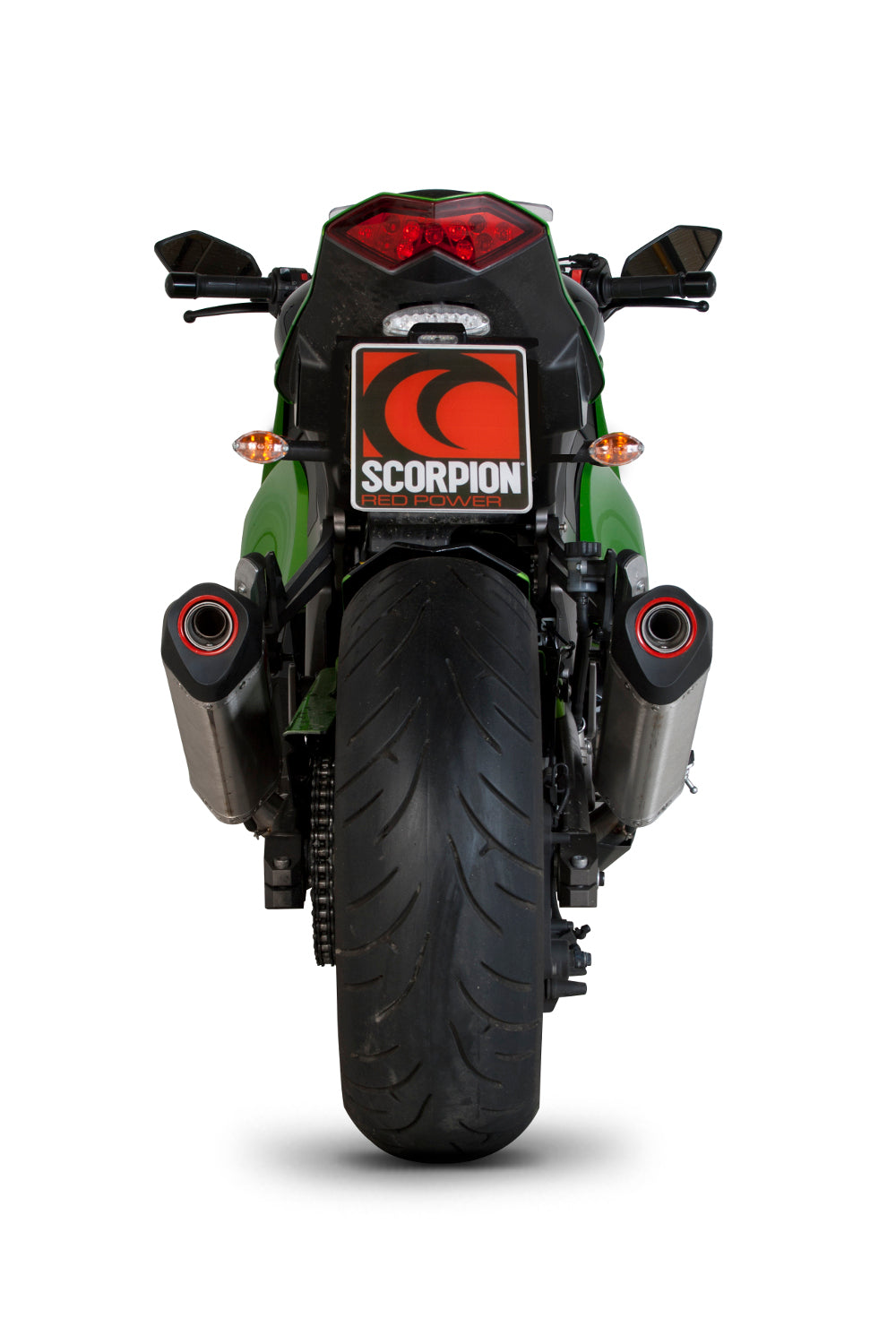 SCORPION SERKET PARALLEL SLIP-ON KAWASAKI Z1000 SX 10'-13' STAINLESS STEEL. (PAIR)
