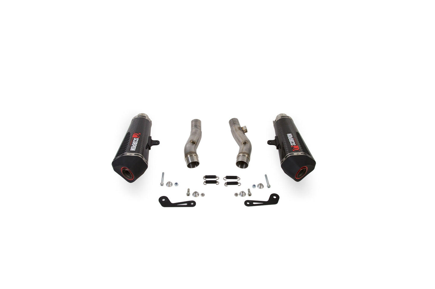 SCORPION SERKET TAPER KAWASAKI Z1000 SX 17'-19' CARBON FIBRE (PAIR).