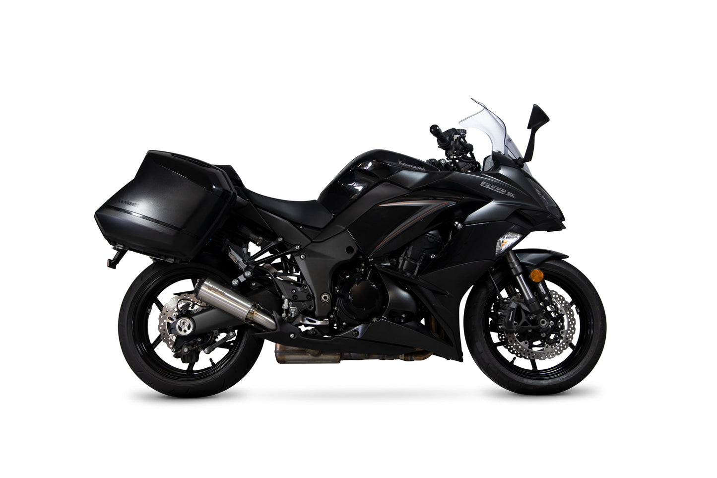 SCORPION RED POWER SLIP-ON KAWASAKI Z1000 SX 14'-16' ACERO INOX. (PAIR)