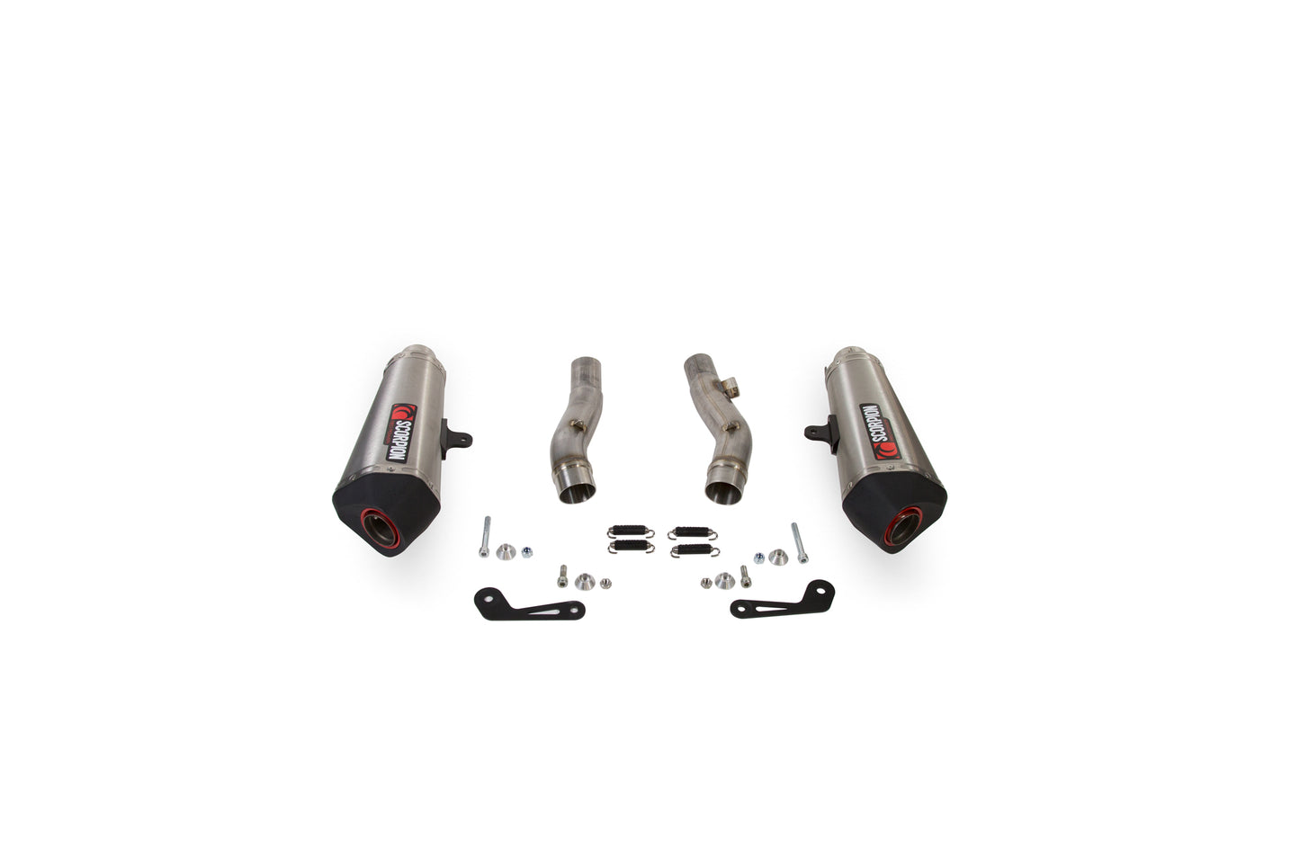 SCORPION SERKET TAPER KAWASAKI Z1000 SX 17'-19' ACERO INOX. (PAIR).