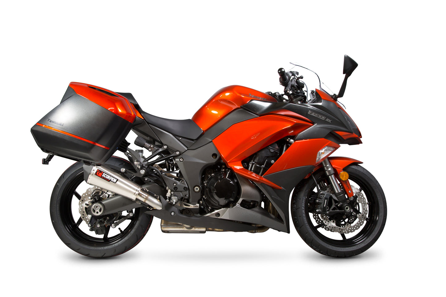 SCORPION SERKET TAPER KAWASAKI Z1000 SX 17'-19' ACERO INOX. (PAIR).