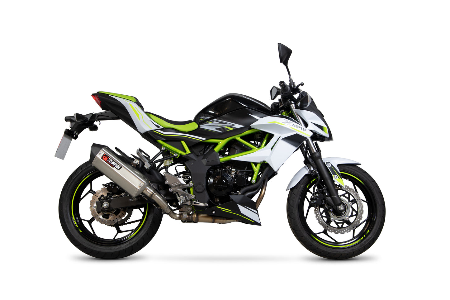 SCORPION SERKET TAPER SLIP-ON KAWASAKI Z 125 18'-21' STAINLESS STEEL.