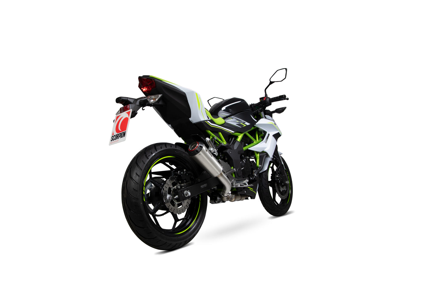 SCORPION RED POWER SLIP-ON KAWASAKI Z 125 18'-25