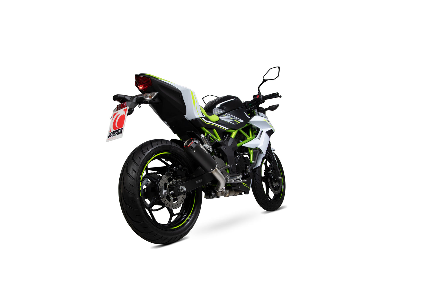SCORPION RED POWER SLIP-ON KAWASAKI Z 125 18'-25