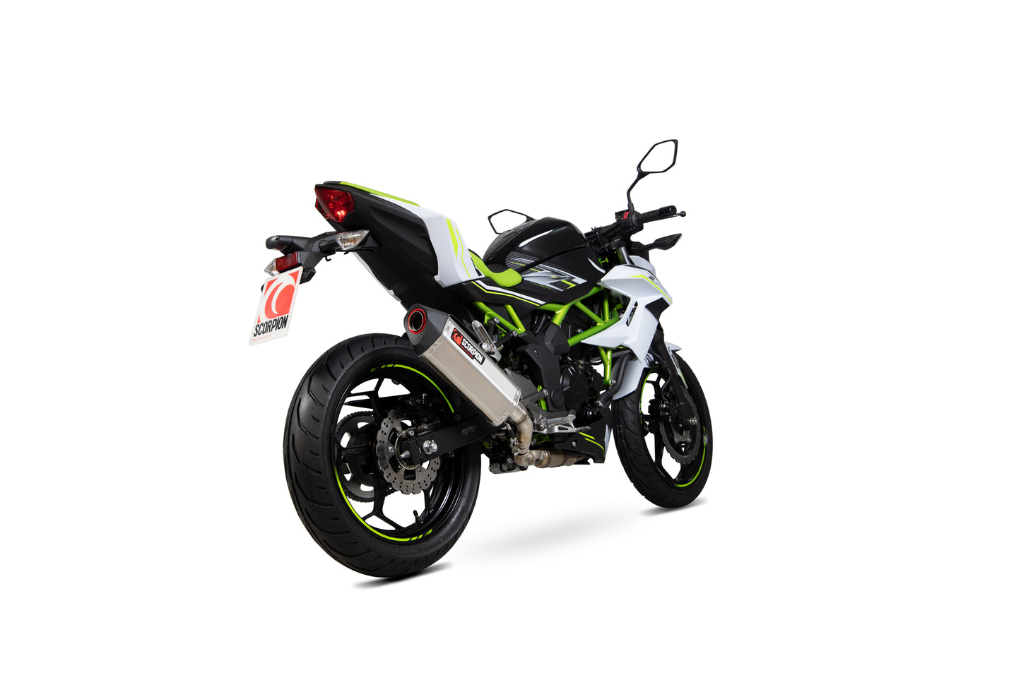 SCORPION SERKET TAPER SLIP-ON KAWASAKI Z 125 18'-21' STAINLESS STEEL.