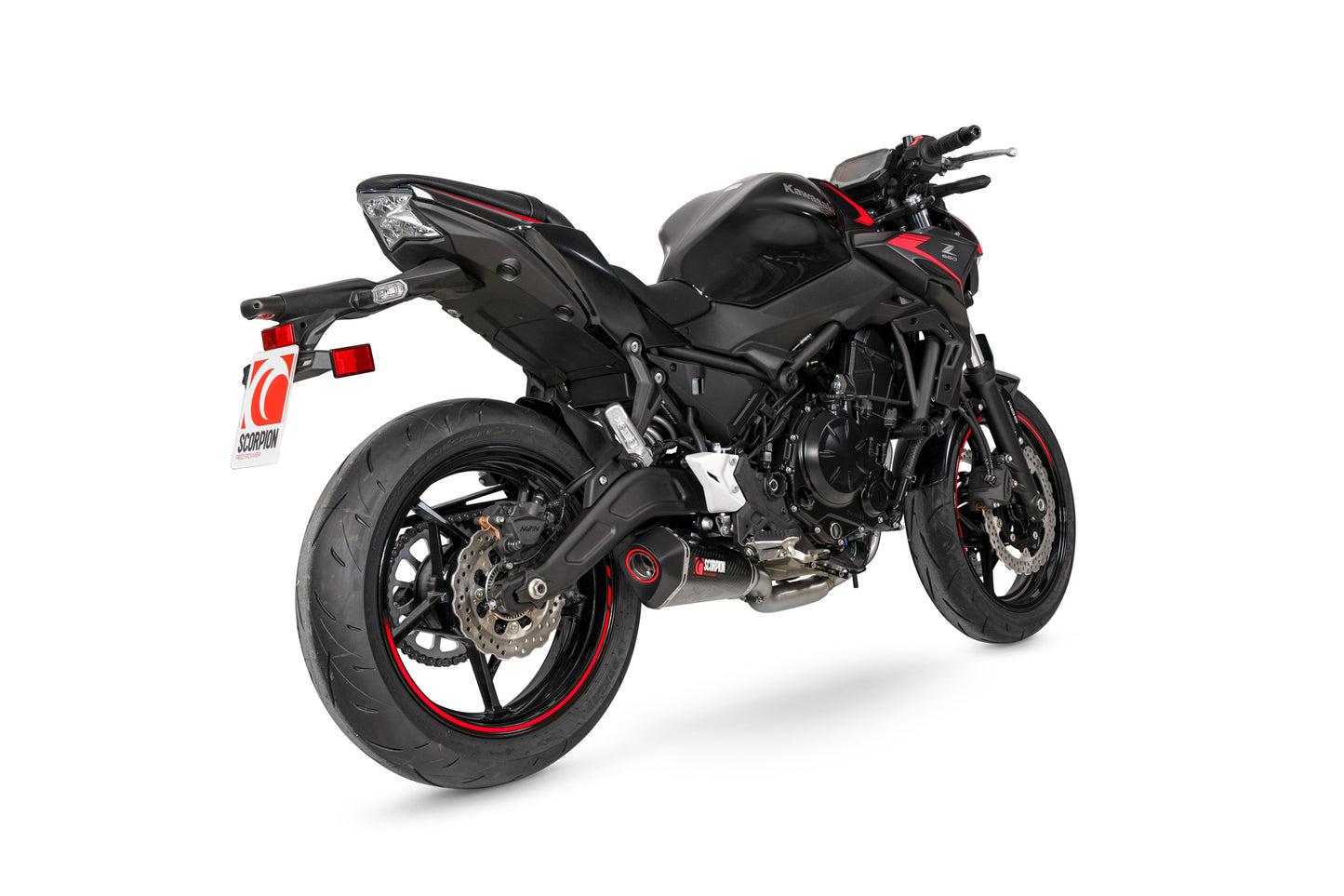 SCORPION SERKET TAPER FIBRA DE CARBONO FULL SYSTEM KAWASAKI Z 650 22'-25'