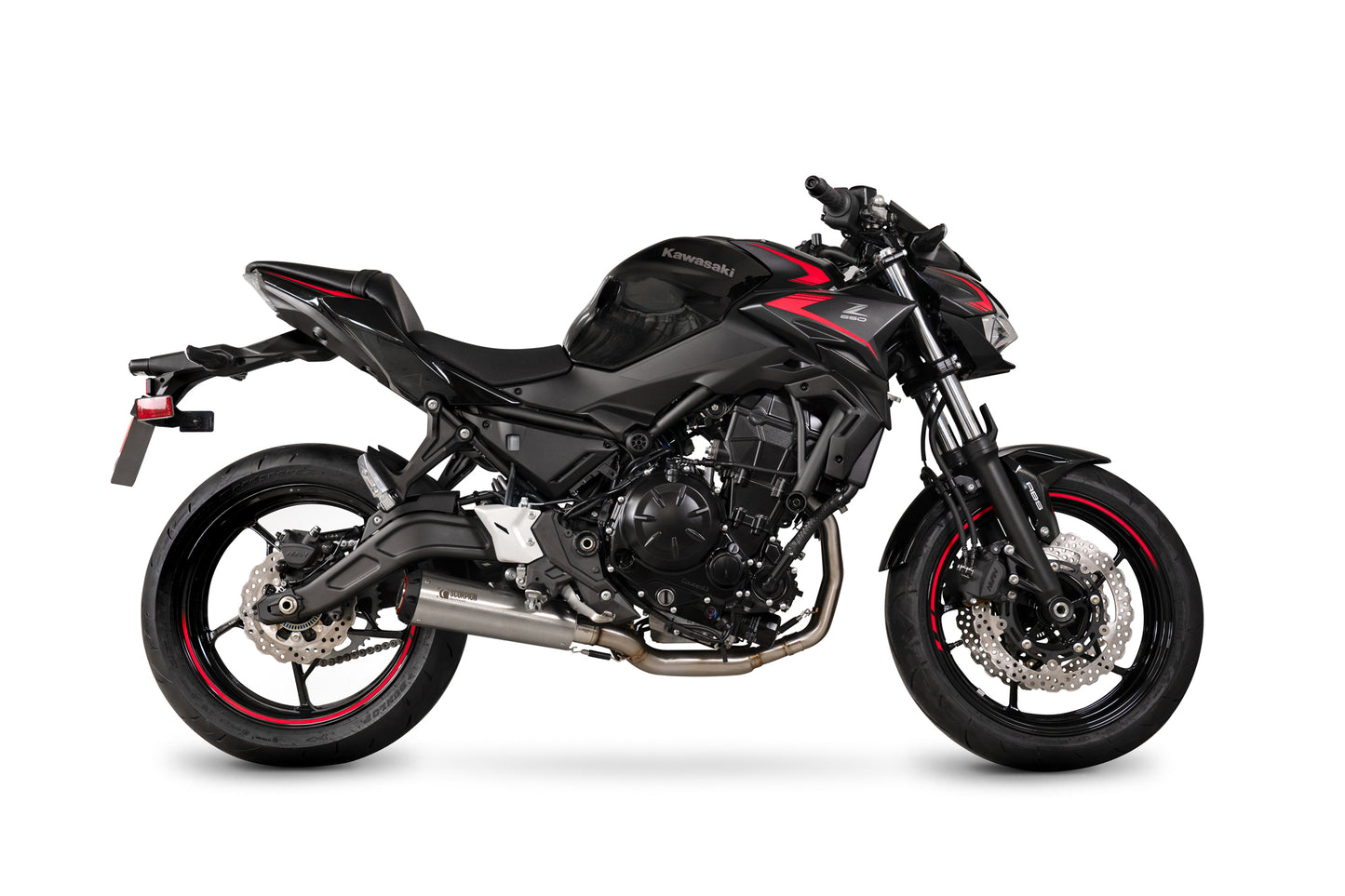 SCORPION RED POWER FULL SYSTEM KAWASAKI Z 650 22'-25'