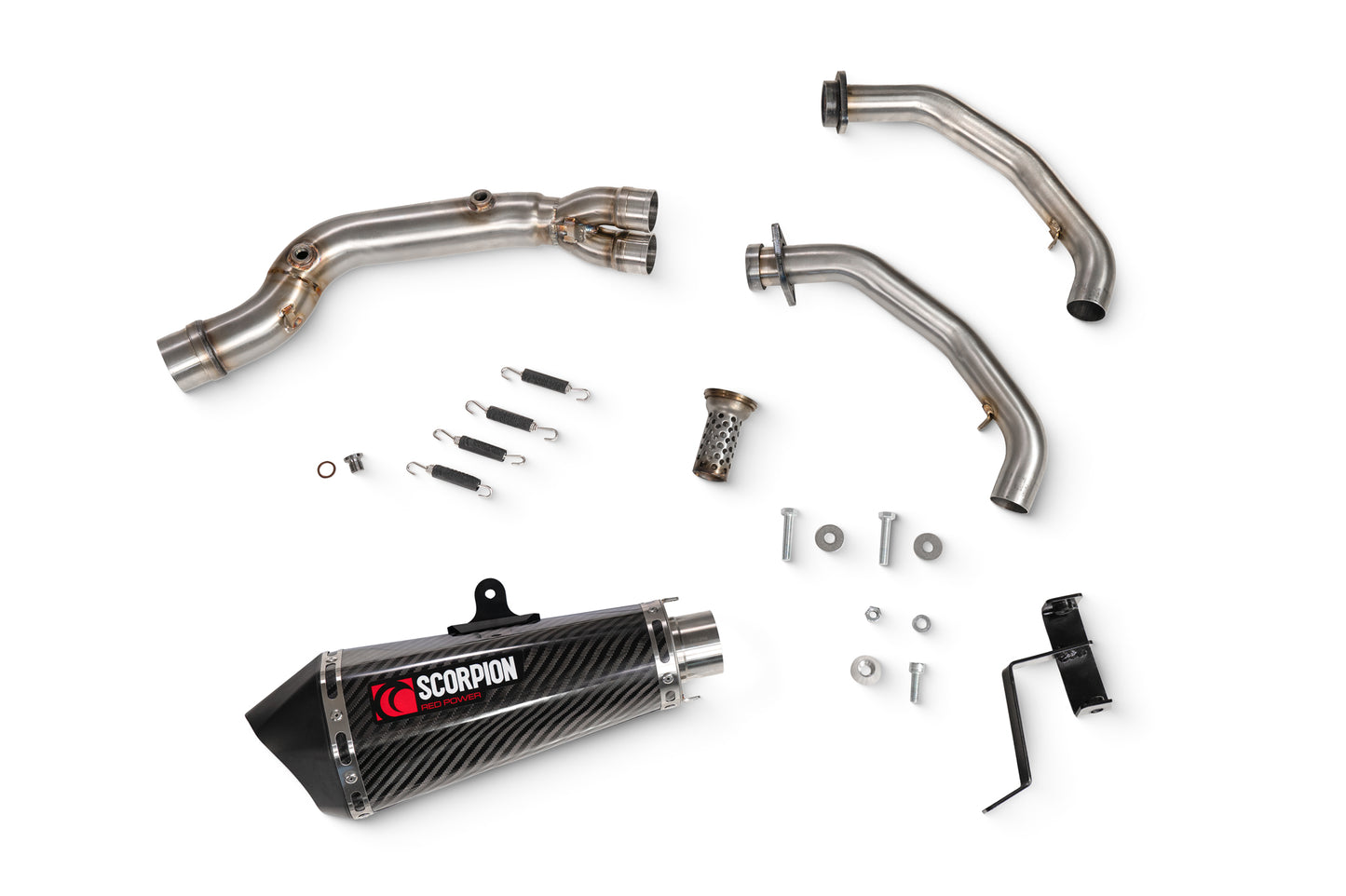SCORPION SERKET TAPER FIBRA DE CARBONO FULL SYSTEM KAWASAKI Z 650 22'-25'