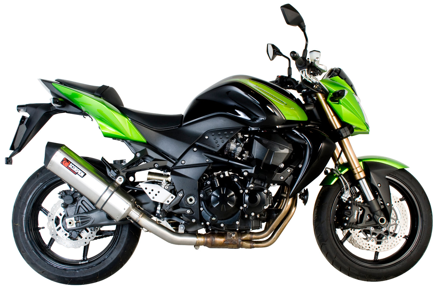 SCORPION SERKET PARALLEL SLIP-ON KAWASAKI Z 750 07'-12' ACERO INOX.