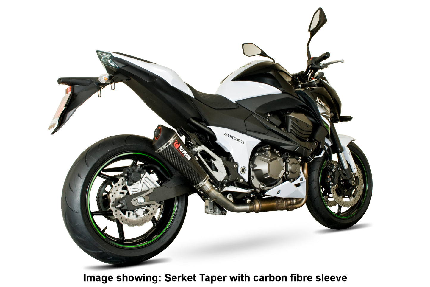 SCORPION SERKET TAPER SLIP-ON KAWASAKI Z 800 13'-16' ACERO INOX