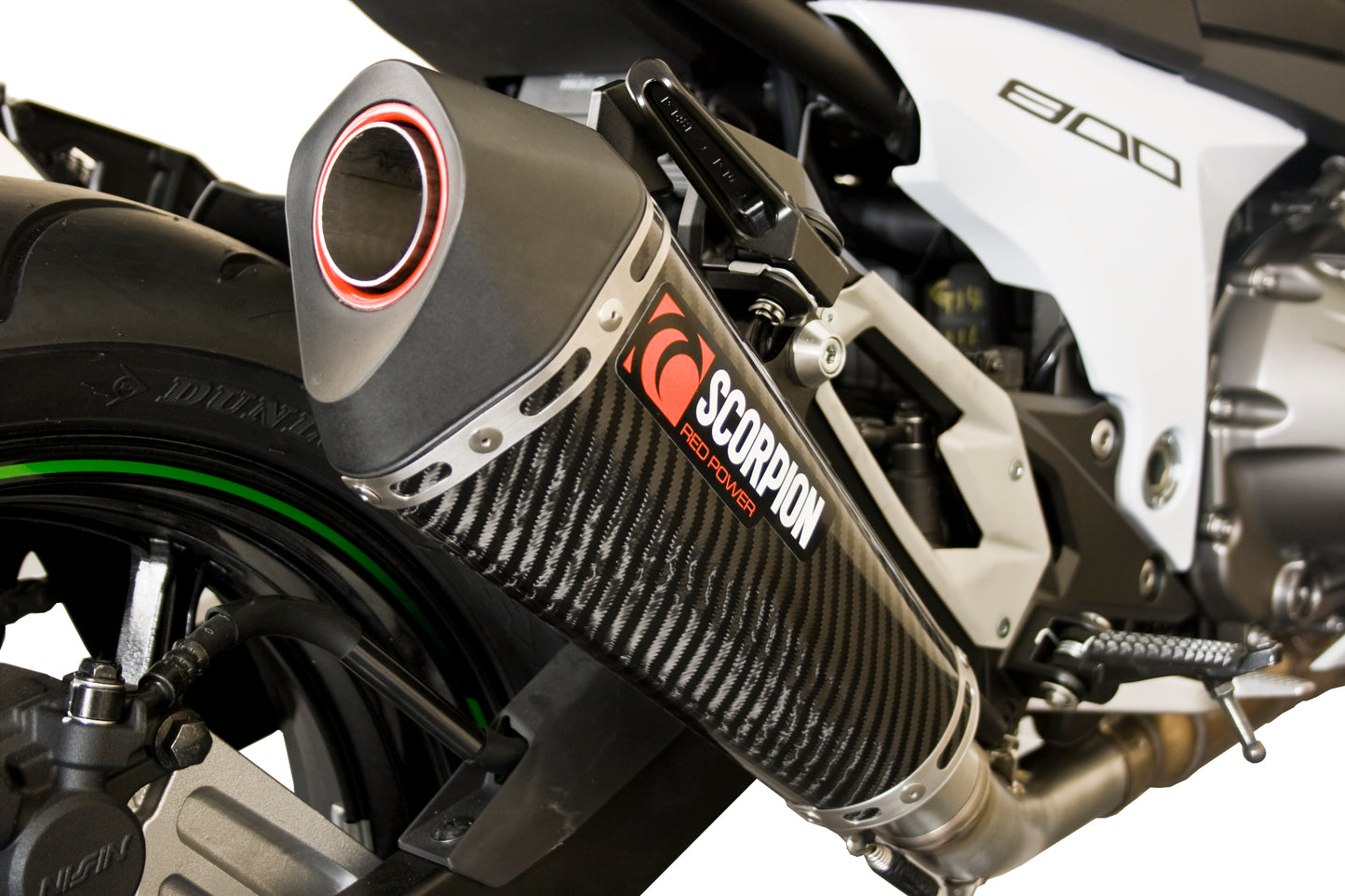 SCORPION SERKET TAPER SLIP-ON KAWASAKI Z 800 13'-16' CARBON FIBRE