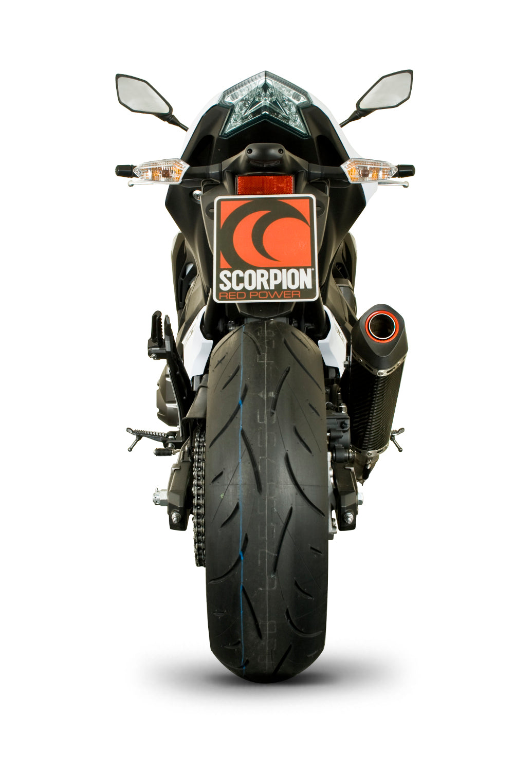 SCORPION SERKET TAPER SLIP-ON KAWASAKI Z 800 13'-16' CARBON FIBRE