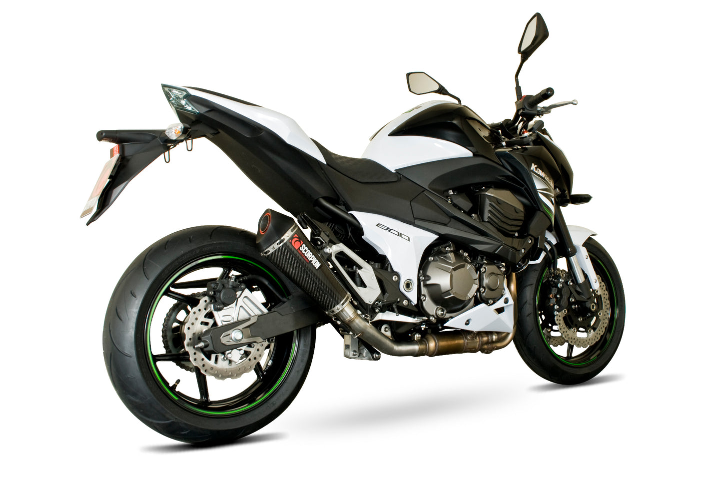 SCORPION SERKET TAPER SLIP-ON KAWASAKI Z 800 13'-16' CARBON FIBRE