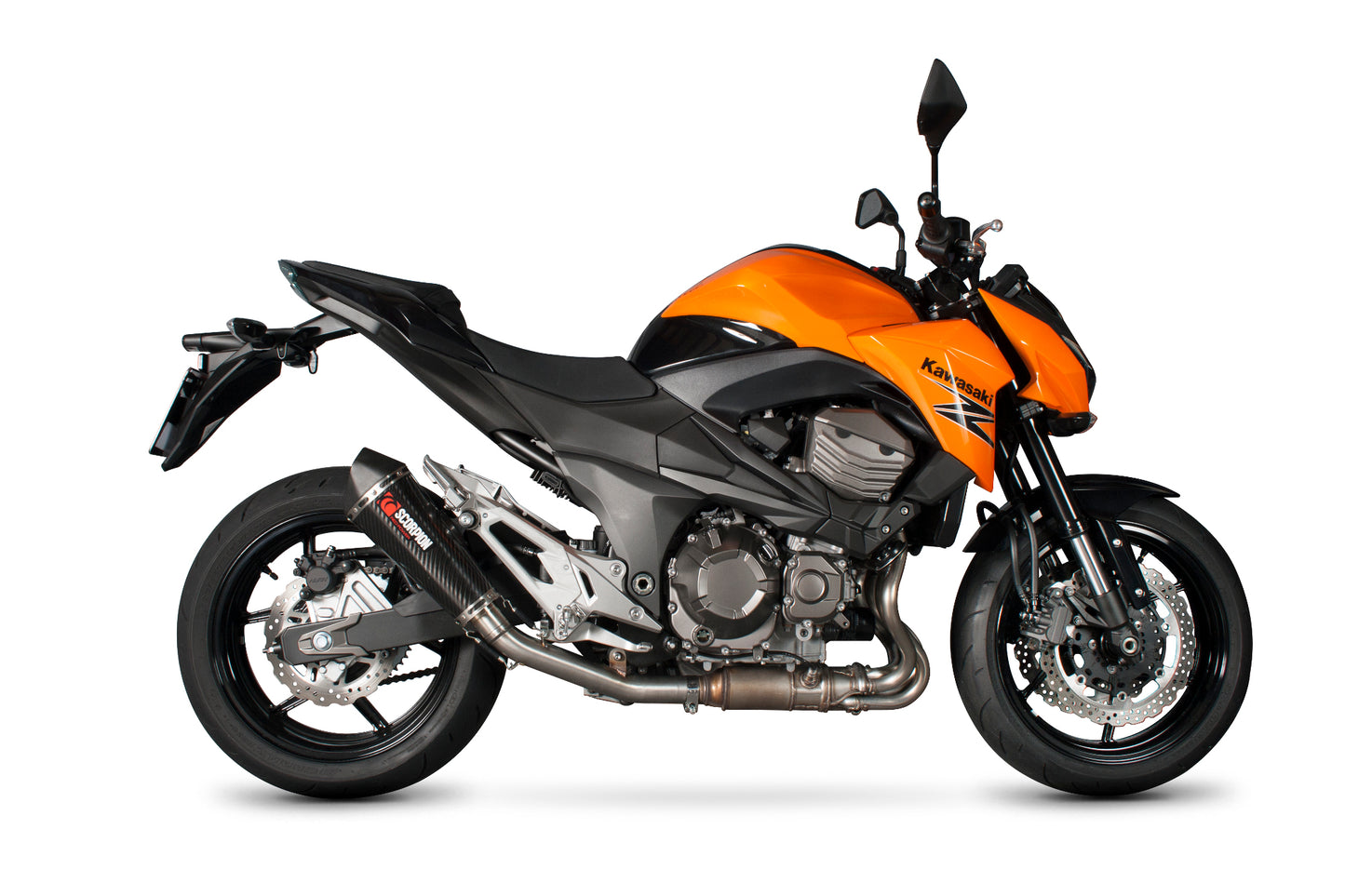 SCORPION SERKET TAPER SLIP-ON KAWASAKI Z 800E 13'-16' CARBON FIBRE