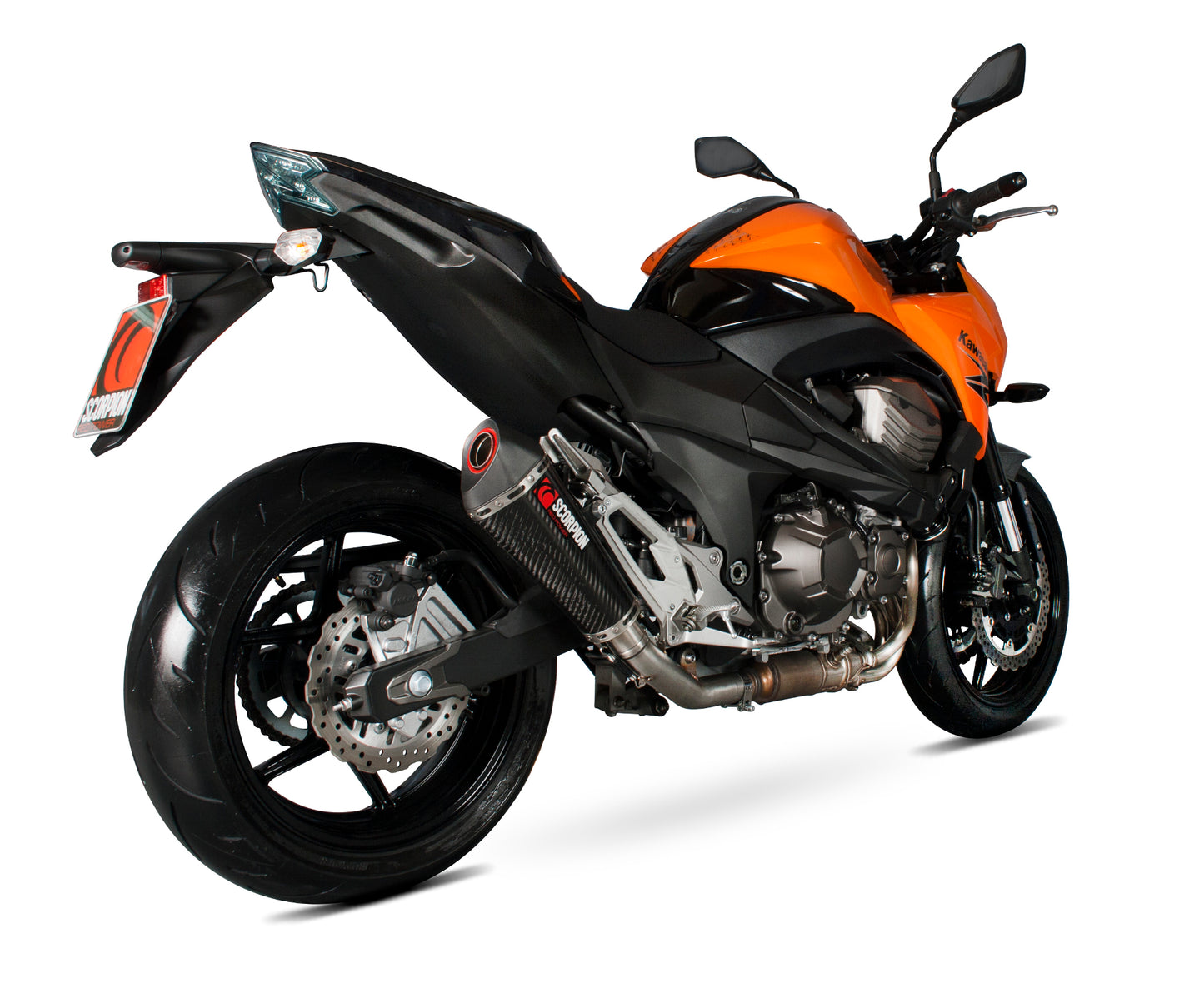 SCORPION SERKET TAPER SLIP-ON KAWASAKI Z 800E 13'-16' CARBON FIBRE