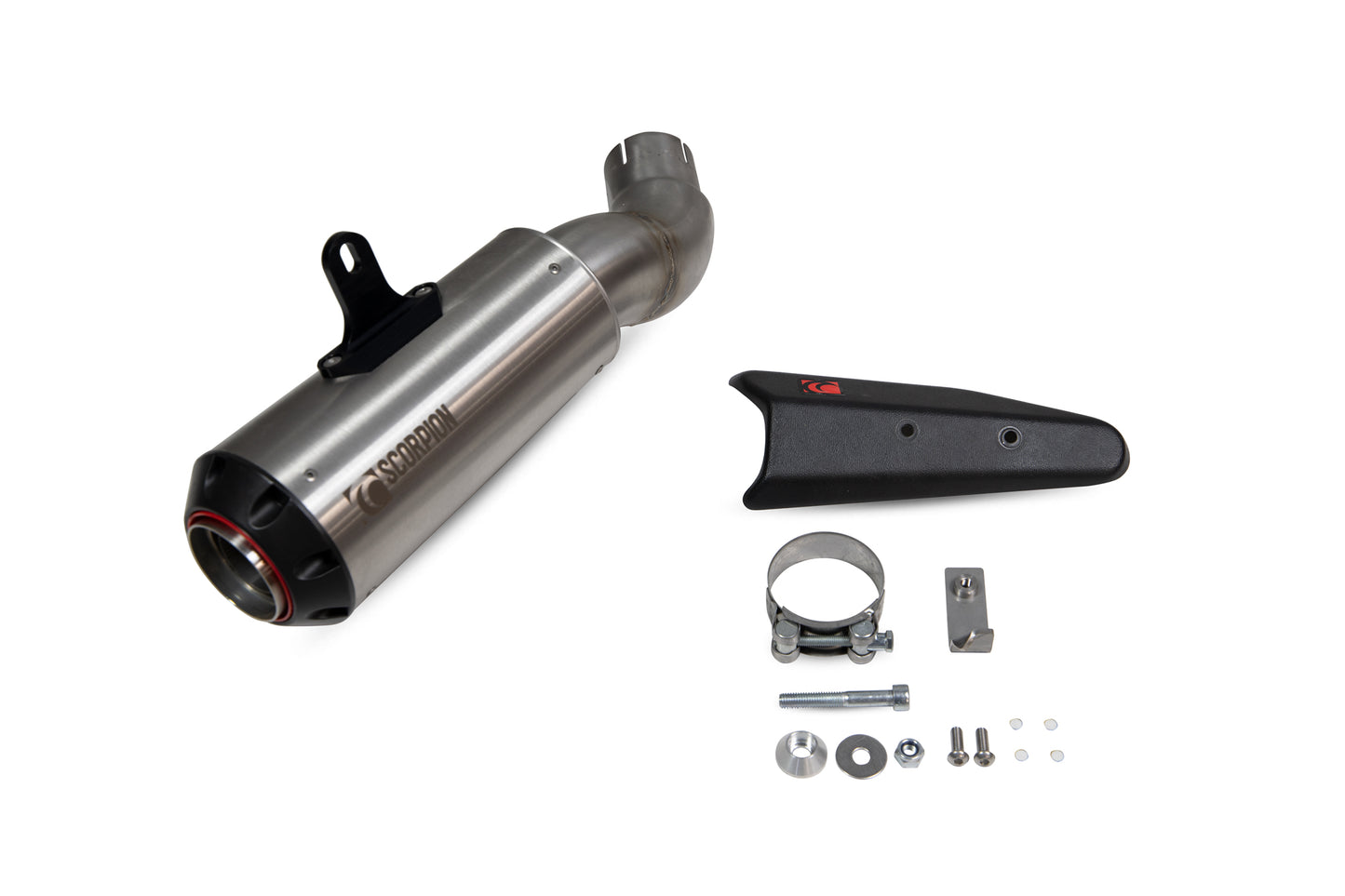 SCORPION RED POWER SLIP-ON KAWASAKI Z 900/Z900 (A2) 17'-19' ACERO INOX.