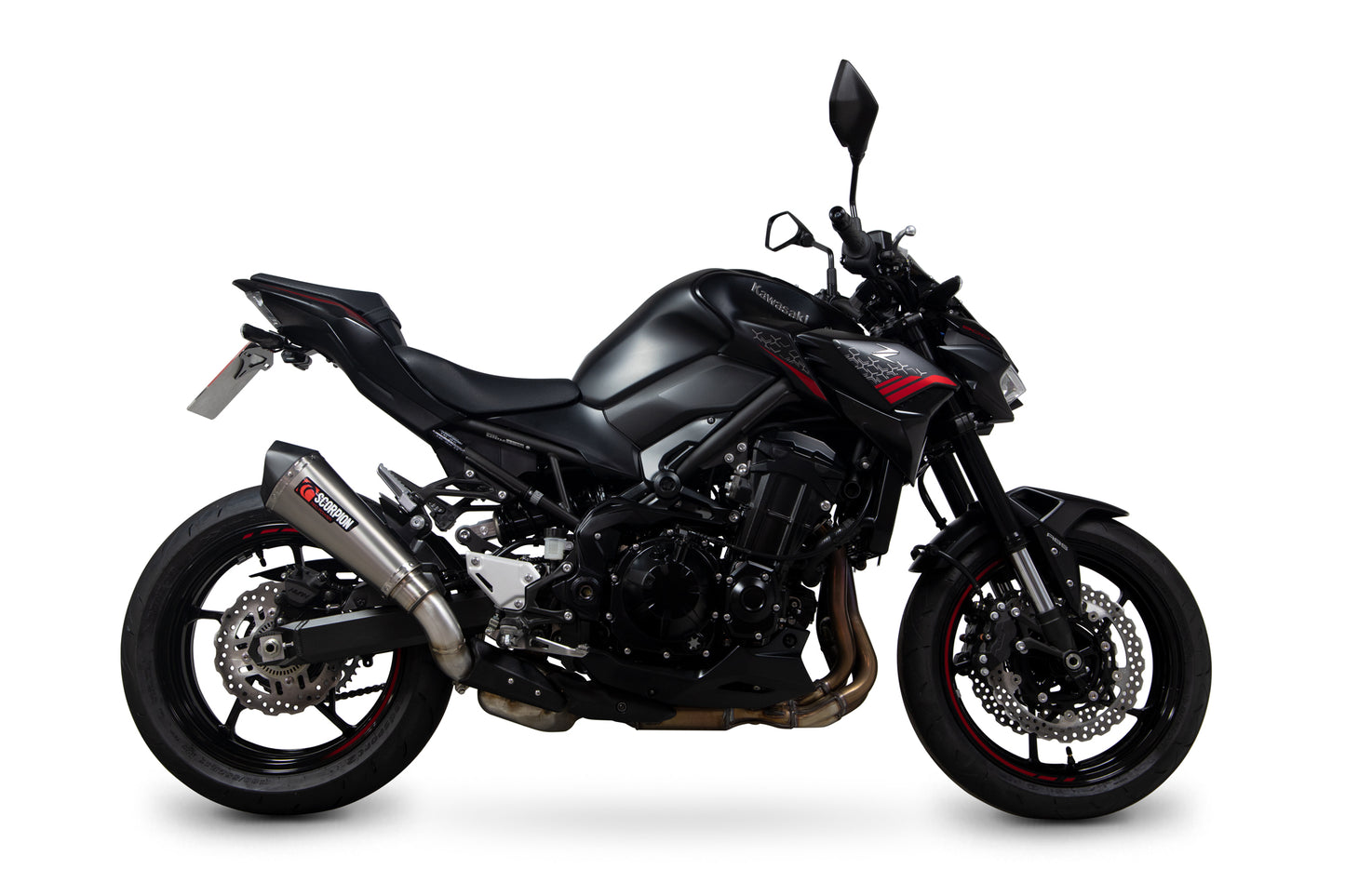 SCORPION SERKET TAPER SLIP-ON KAWASAKI Z900 20'-25' TITANIUM
