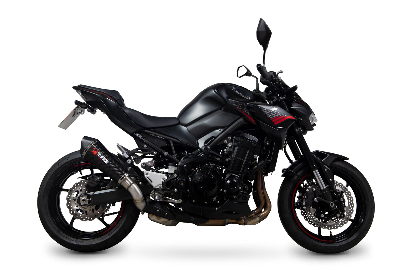 SCORPION SERKET TAPER SLIP-ON KAWASAKI Z900 20'-23' CARBON FIBER