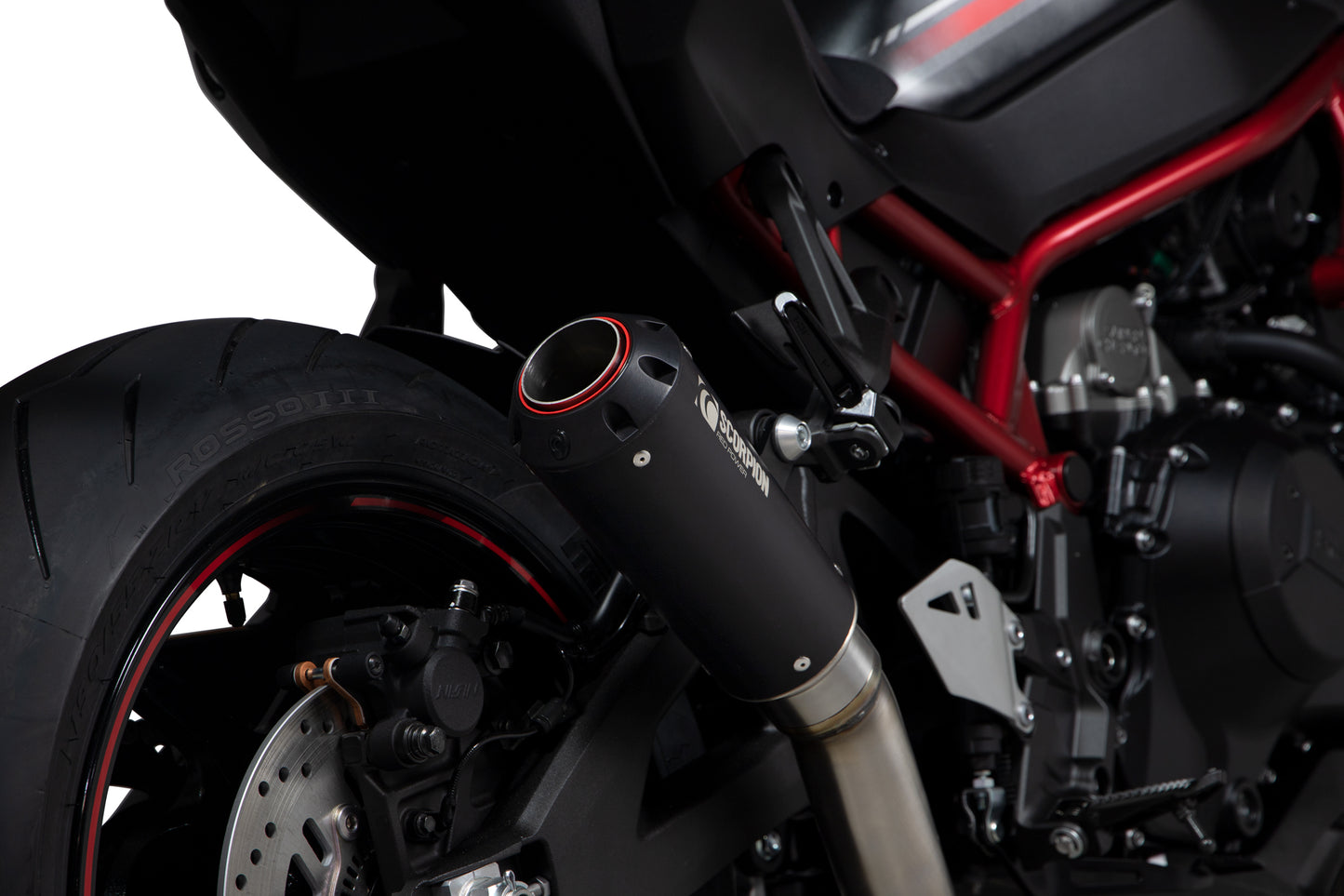 SCORPION RP1-GP KAWASAKI ZH2 20'-25' BLACK CERAMIC