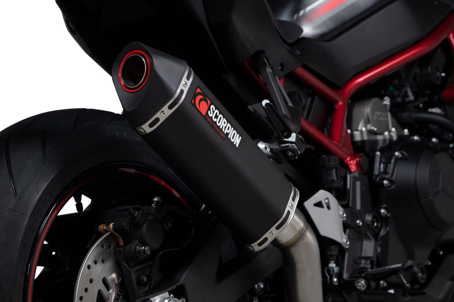 SCORPION SERKET PARALLEL KAWASAKI ZH2 20'-25' BLACK CERAMIC