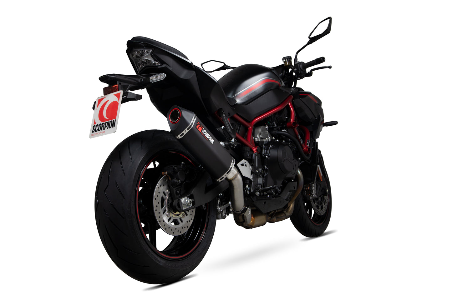 SCORPION SERKET PARALLEL KAWASAKI ZH2 20'-25' BLACK CERAMIC