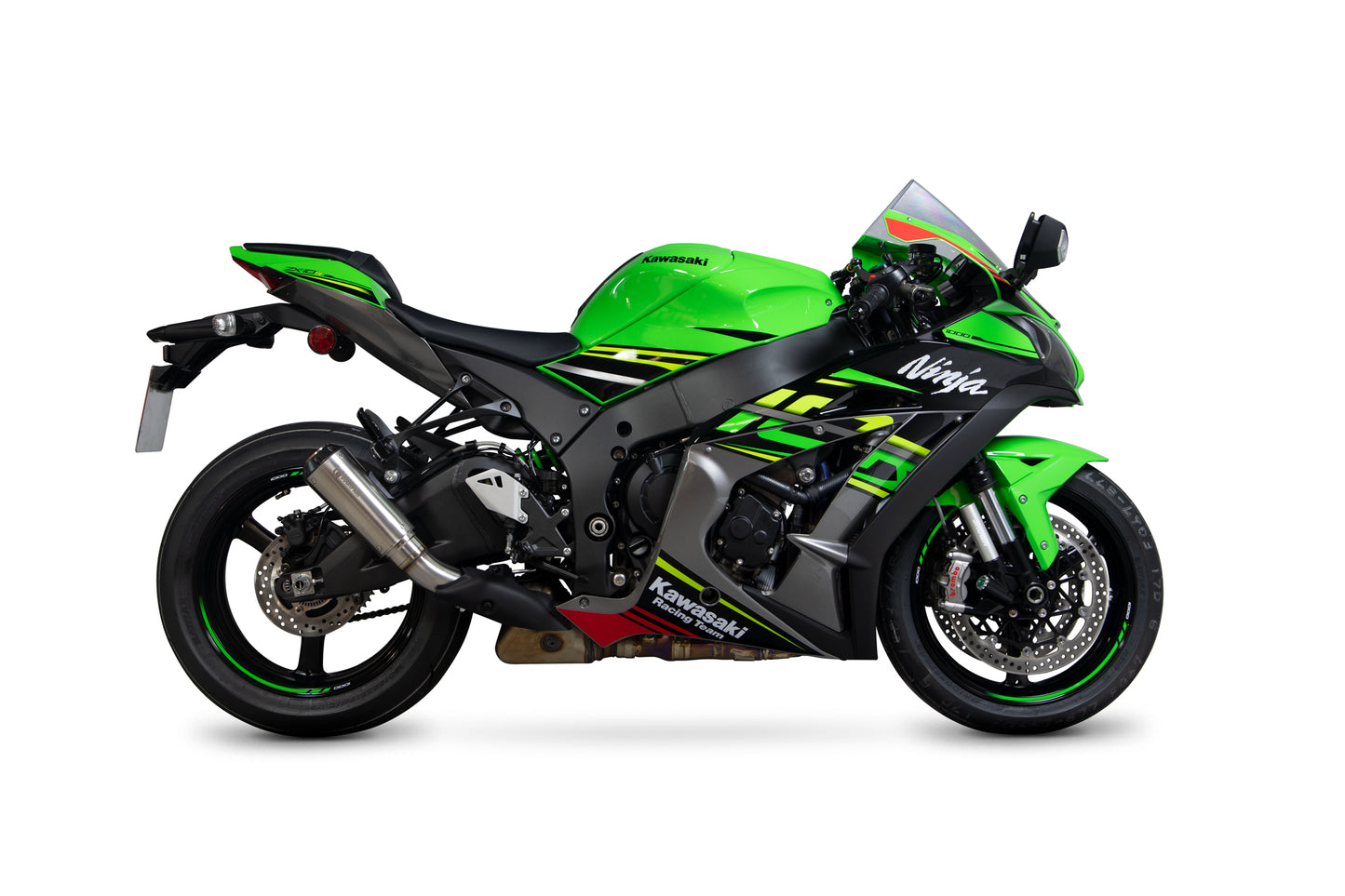 SCORPION RED POWER SLIP-ON KAWASAKI ZX10R 16'20'/ZX10RR 17'-20'/ZX10R SE 18'-20