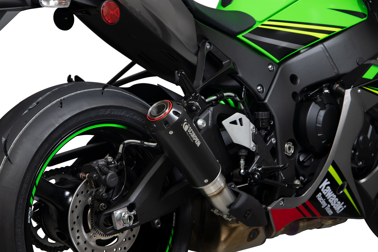 SCORPION RED POWER SLIP-ON KAWASAKI ZX10R 16'20'/ZX10RR 17'-20'/ZX10R SE 18'-20