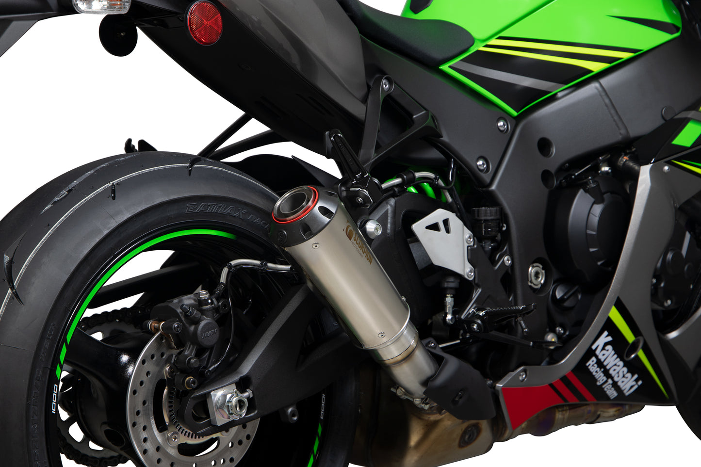 SCORPION RED POWER SLIP-ON KAWASAKI ZX10R 16'20'/ZX10RR 17'-20'/ZX10R SE 18'-20