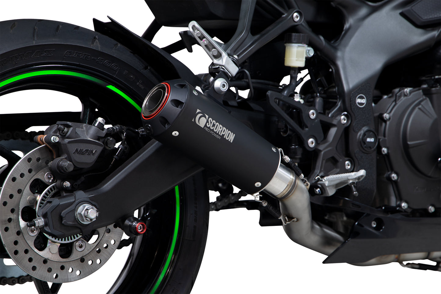 SCORPION RED POWER FULL SYSTEM KAWASAKI NINJA ZX 25R 20'-22'