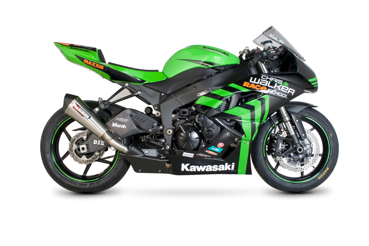 SCORPION SERKET TAPER SLIP-ON KAWASAKI ZX 6R 09'-12'