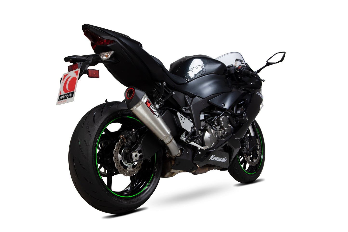 SCORPION SERKET TAPER SLIP-ON KAWASAKI ZX 6R 19'-20' STAINLESS STEEL.
