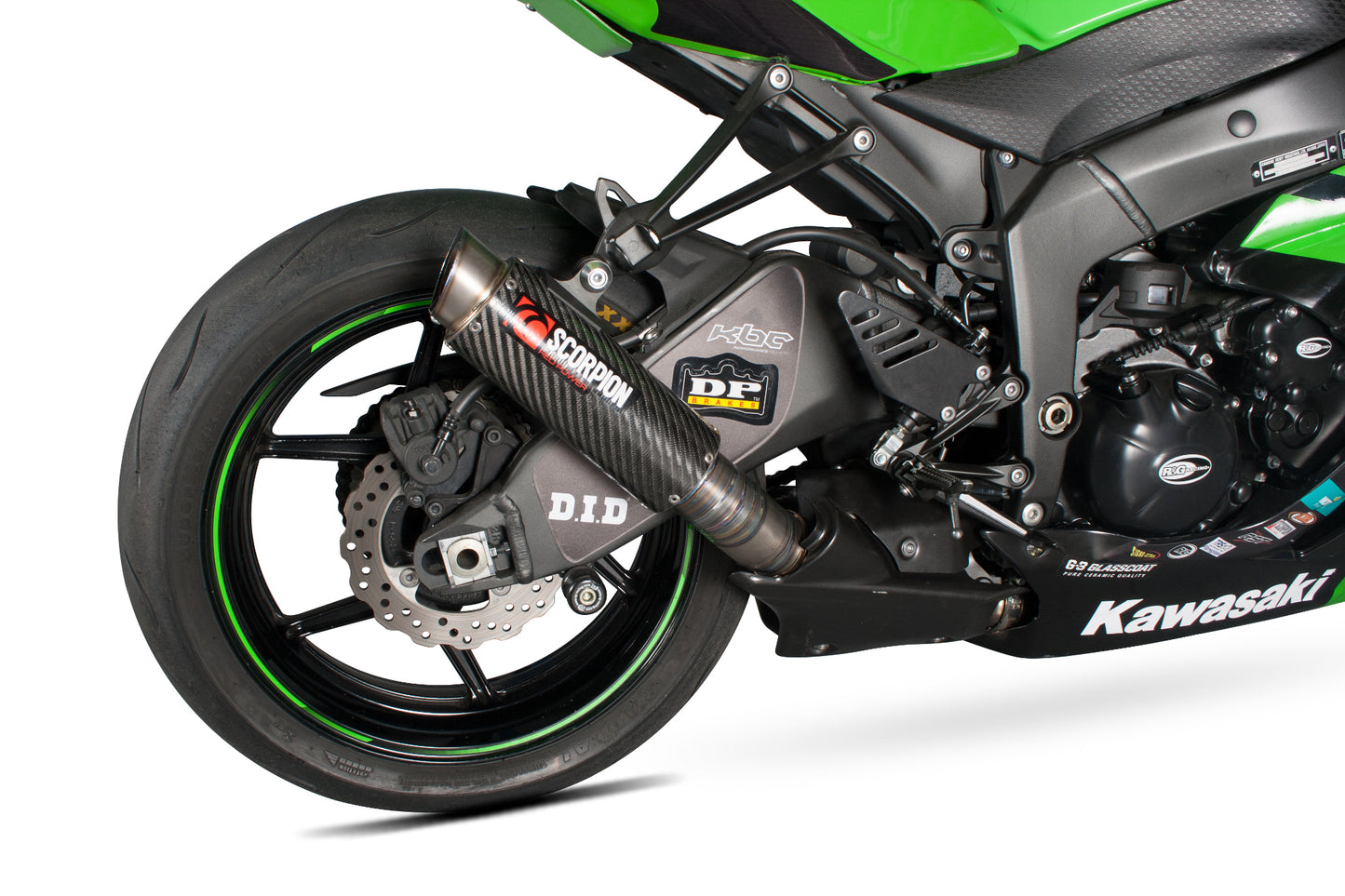SCORPION RP1-GP SLIP-ON KAWASAKI ZX 6R 09'-12'