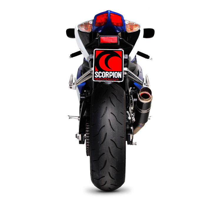 SCORPION RP1-GP SLIP-ON SUZUKI GSX R 600/750 08'-10' CARBON FIBRE