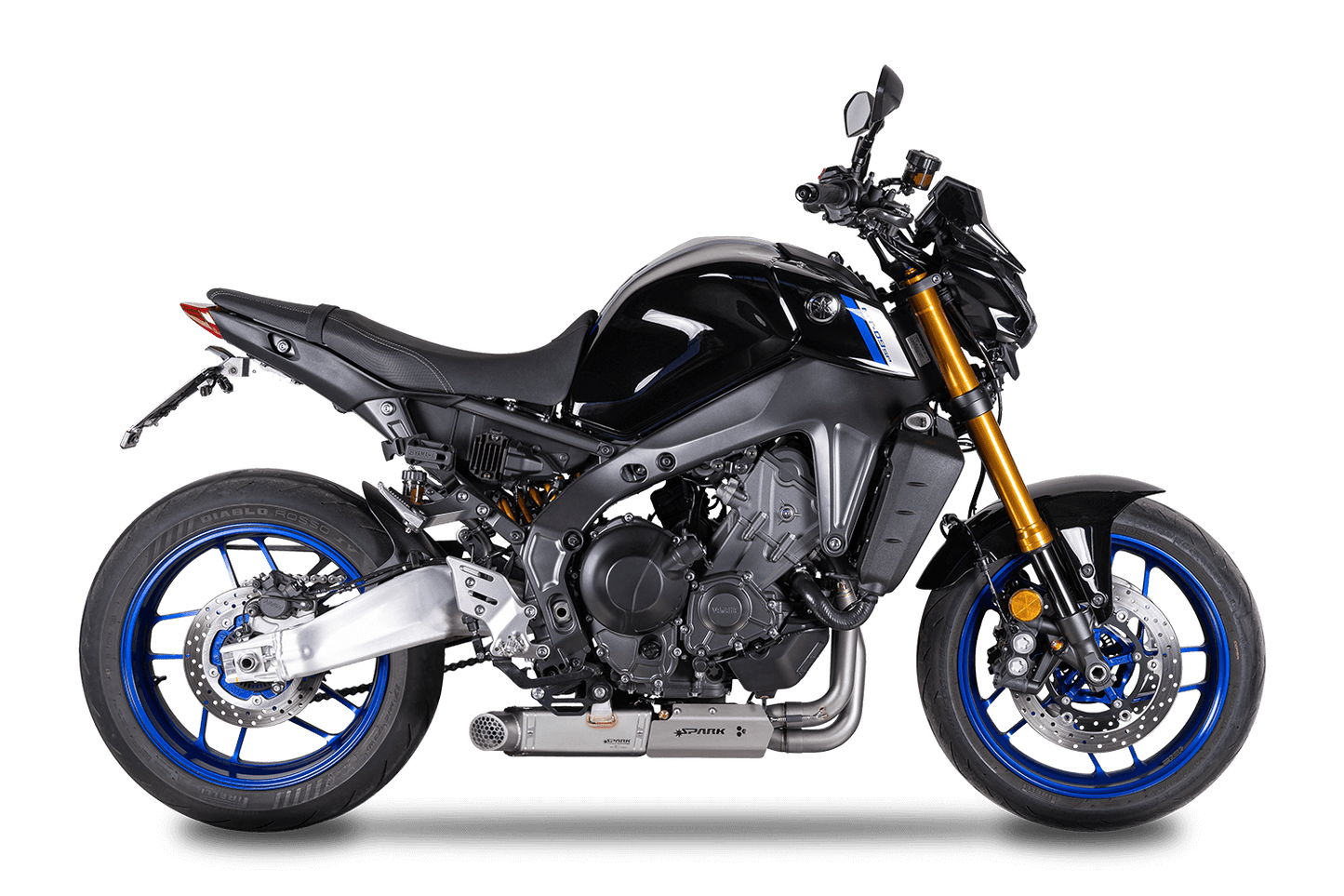 SPARK DOUBLE GRID FULL SYSTEM HOMOLOGADO YAMAHA MT-09 2021-25 / TRACER 9 Y 9GT 2021-24 / XSR 900 2024-25