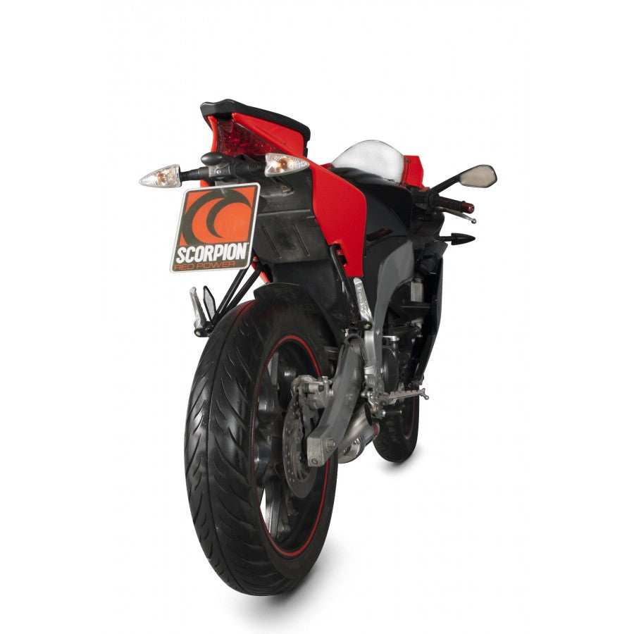 SCORPION UNDERBELLY SLIP-ON APRILIA RS4 125 2011-16