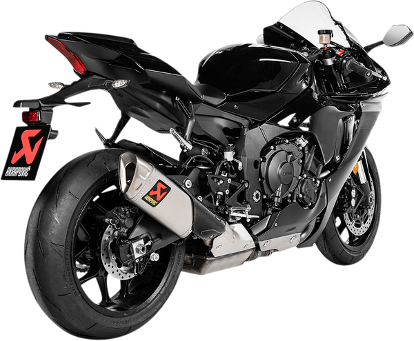 AKRAPOVIC SLIP-ON MUFFLER APPROVED TUV EURO 4 YAMAHA R1 2015-23