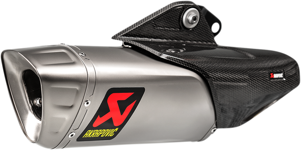 AKRAPOVIC SLIP-ON MUFFLER APPROVED TUV EURO 4 YAMAHA R1 2015-23