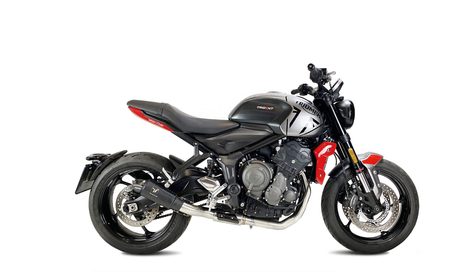 IX RACE LÍNEA COMPLETA RACING MK2 NEGRO TRIUMPH TRIDENT 660 2021-23