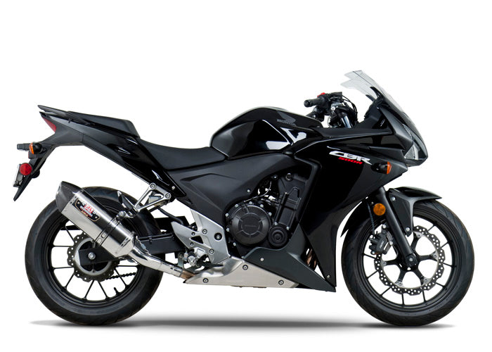 YOSHIMURA MUFFLER R77 TRAPEZOIDAL CONE HONDA CB 500F / CBR 500R 2013-15