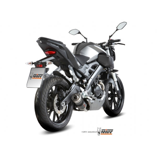 MIVV SISTEMA COMPLETO 1x1 GP CARBON YAMAHA MT-125 2015-19 / YZF R125 2014-18