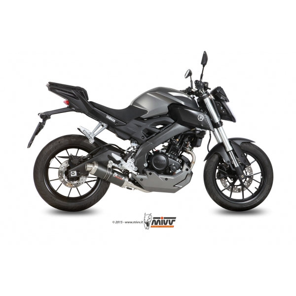 MIVV SISTEMA COMPLETO 1x1 GP CARBON YAMAHA MT-125 2015-19 / YZF R125 2014-18