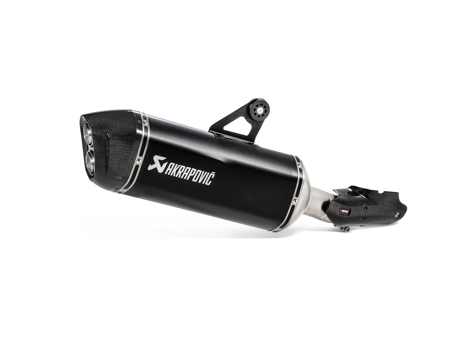 AKRAPOVIC BLACK EDITION SLIP-ON APPROVED TUV EURO 4 BMW R 1250 GS 2019-23